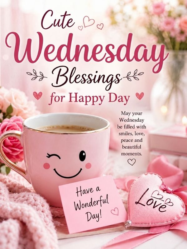 Cute Wednesday Blessings for Happy Day