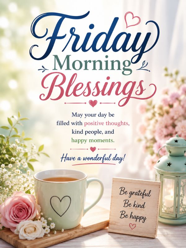Friday morning blessings