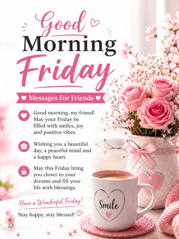 Good Morning Friday Messages For Friends