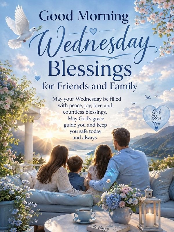 Good Morning Wednesday Blessings for Friends and Family