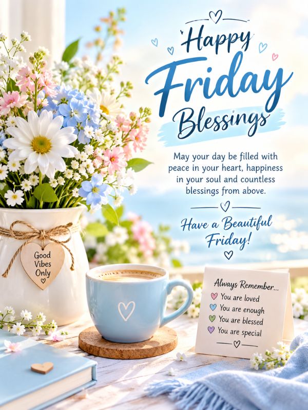 Happy Friday blessings image