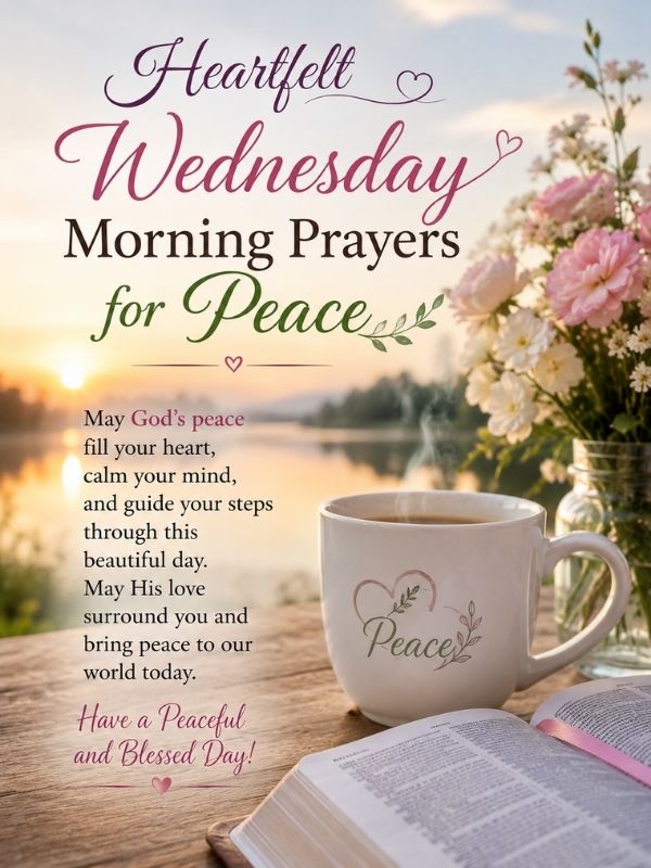 Heartfelt Wednesday Morning Prayers for Peace