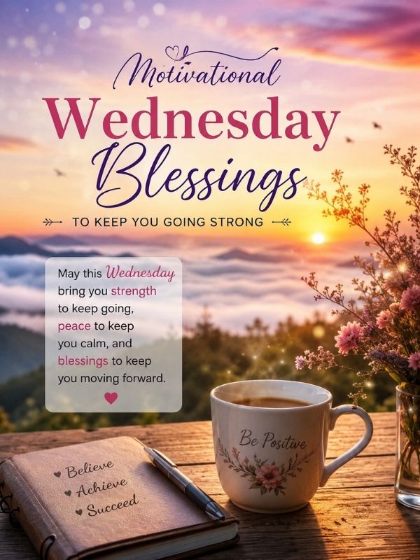Motivational Wednesday Blessings