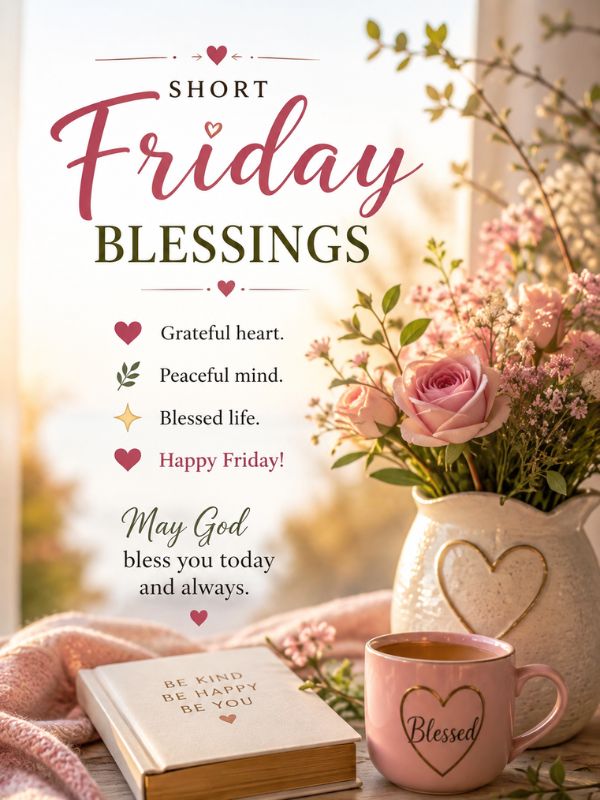 Short Friday blessings Quotes
