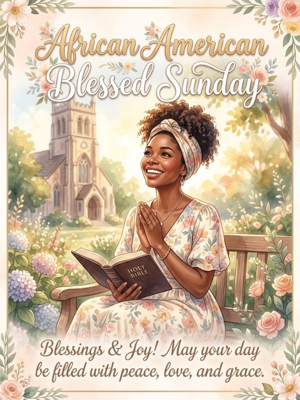 African American Blessed Sunday Blessings