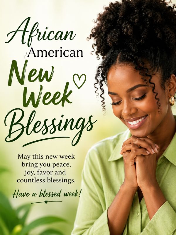 African American New Week Blessings