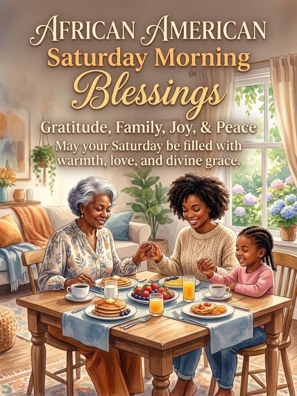 African American Saturday Morning Blessings