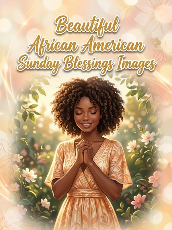 Beautiful African American Sunday Blessings Images