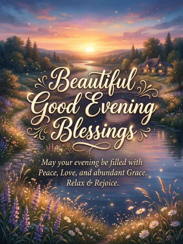 Beautiful Good Evening Blessings 
