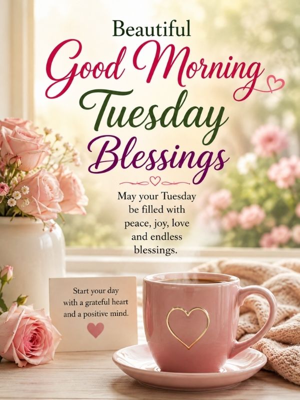 Beautiful Good Morning Tuesday Blessings