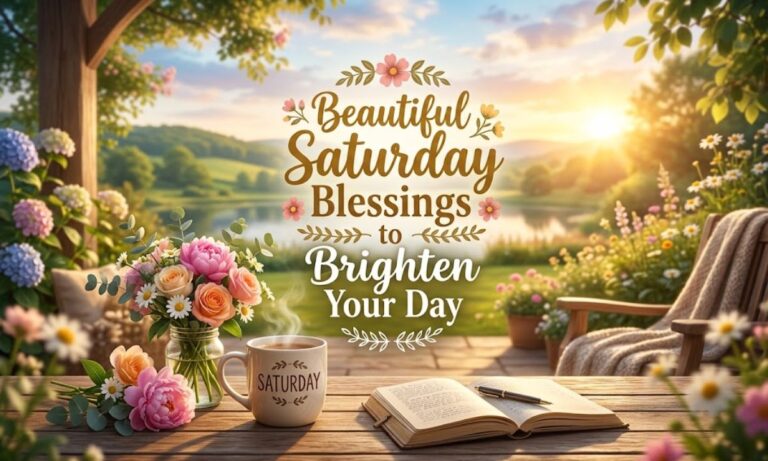 Beautiful Saturday Blessings to Brighten Your Day