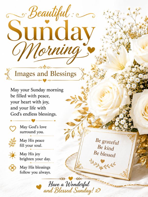 Beautiful Sunday Morning Images and Blessings