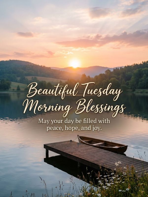 Beautiful Tuesday Morning Blessings  