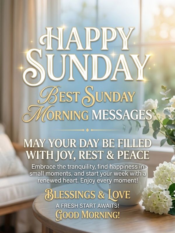 Best Sunday Morning Messages