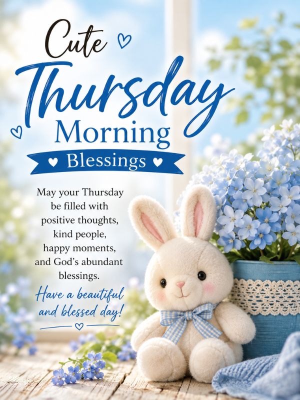 Cute Thursday Morning Blessings