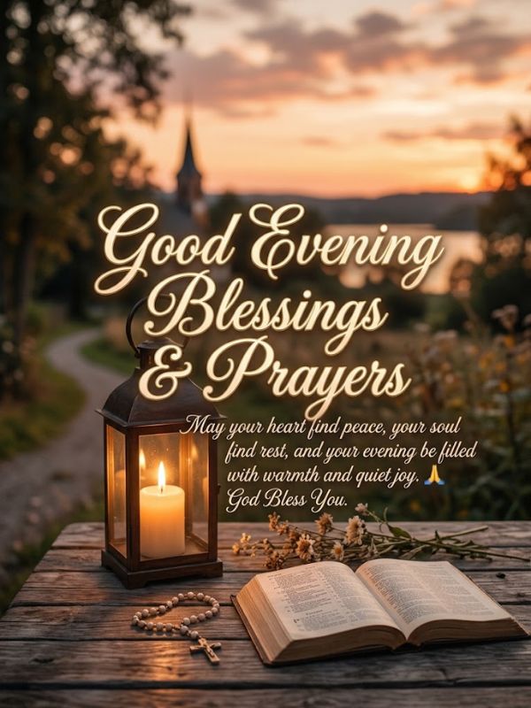 Good Evening Blessings and Prayers 