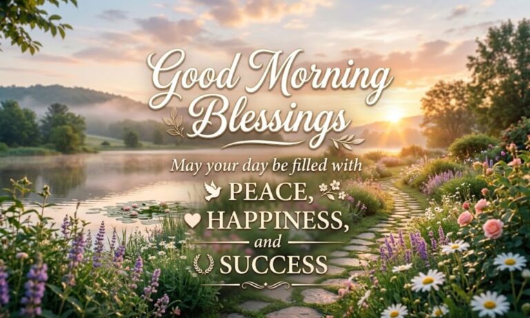 Good Morning Blessings for Peace, Happiness and Success