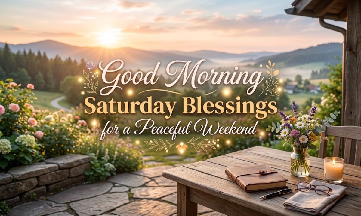 Good Morning Saturday Blessings for a Peaceful Weekend