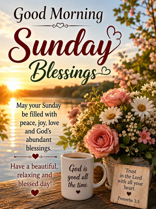Good Morning Sunday Blessings 