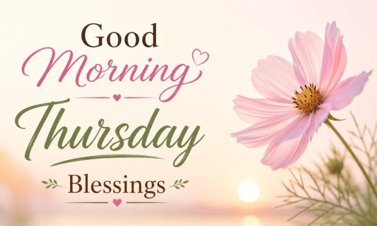 Good Morning Thursday Blessings