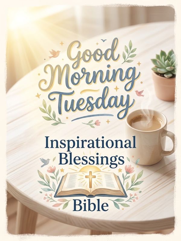 Good Morning Tuesday Inspirational Blessings Bible