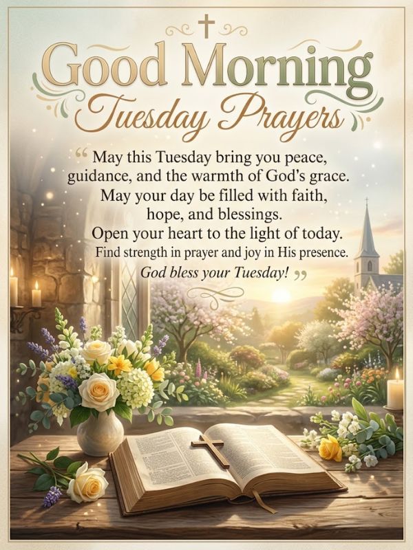 Good Morning Tuesday Prayers 