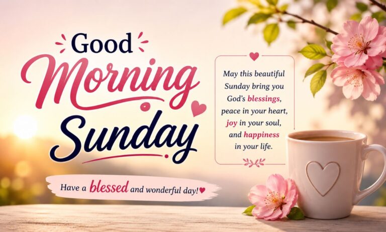Good morning sunday blessings