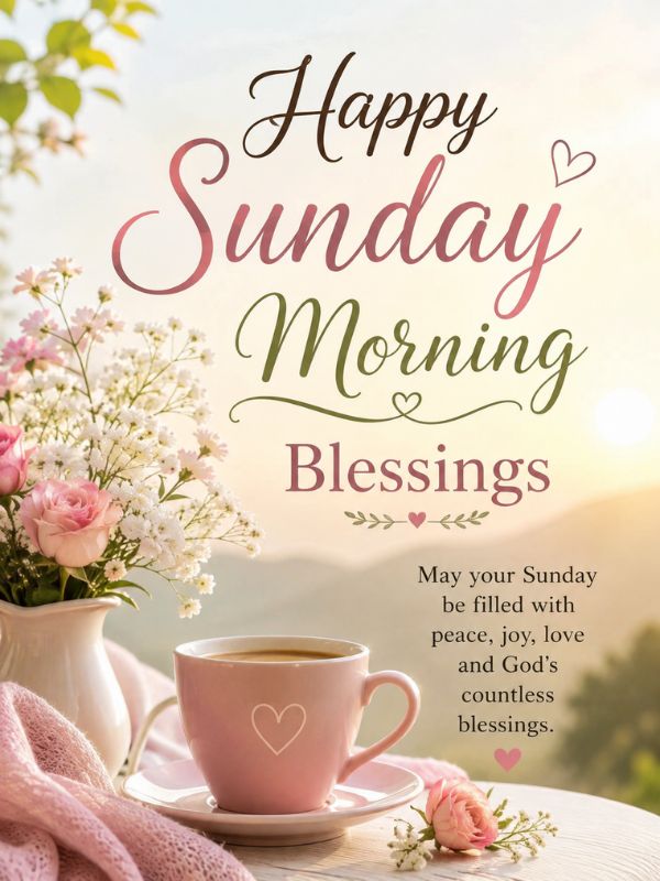 Happy Sunday Morning Blessings