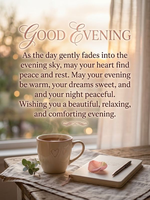 Heartfelt Good Evening Messages