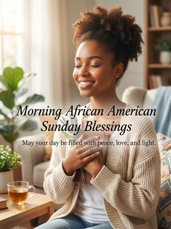 Morning African American Sunday Blessings