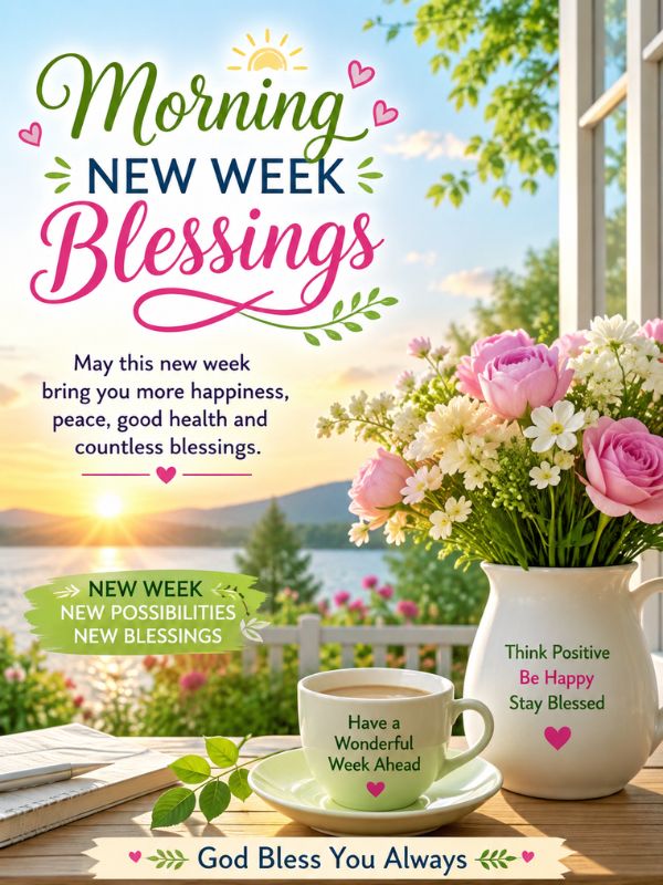 Morning New Week Blessings