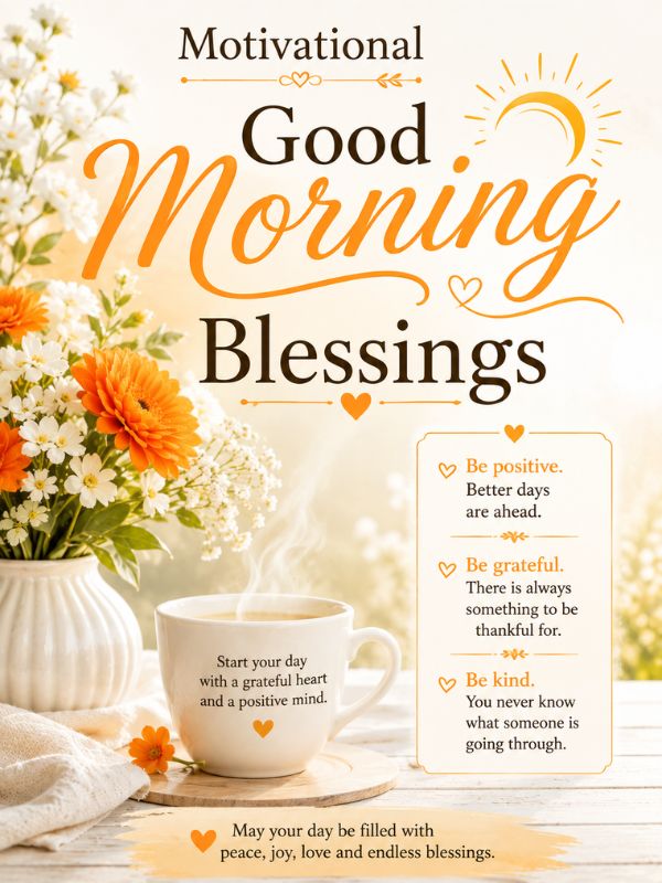 Motivational Good Morning Blessings