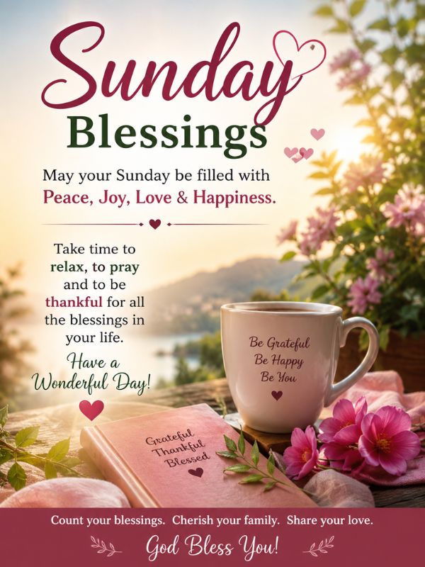 Motivational Sunday Blessings