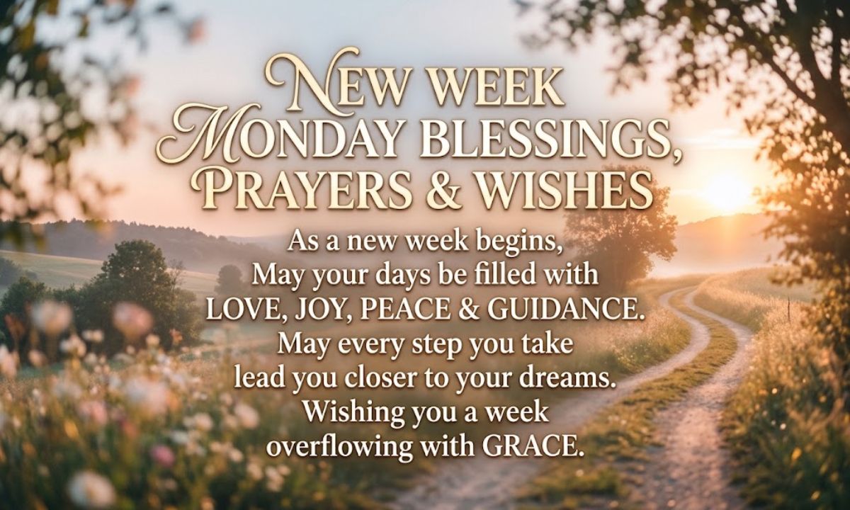 New Week Monday Blessings, Prayers and Wishes