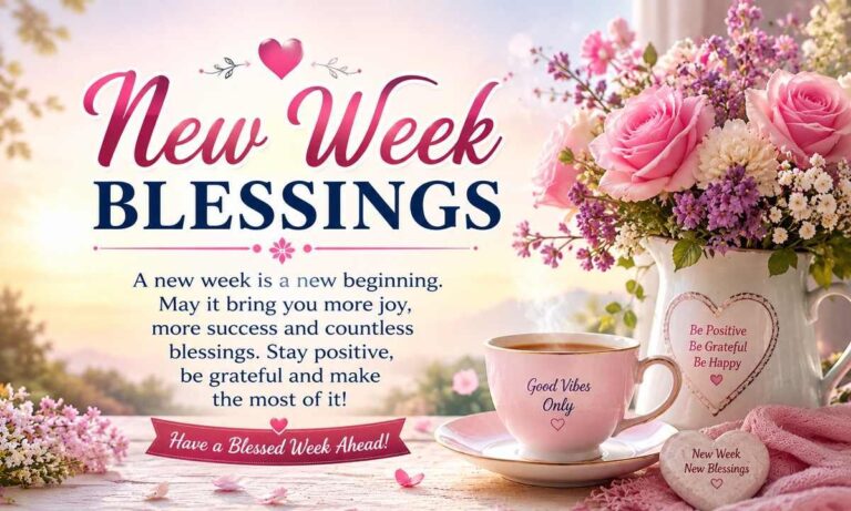 New week blessings