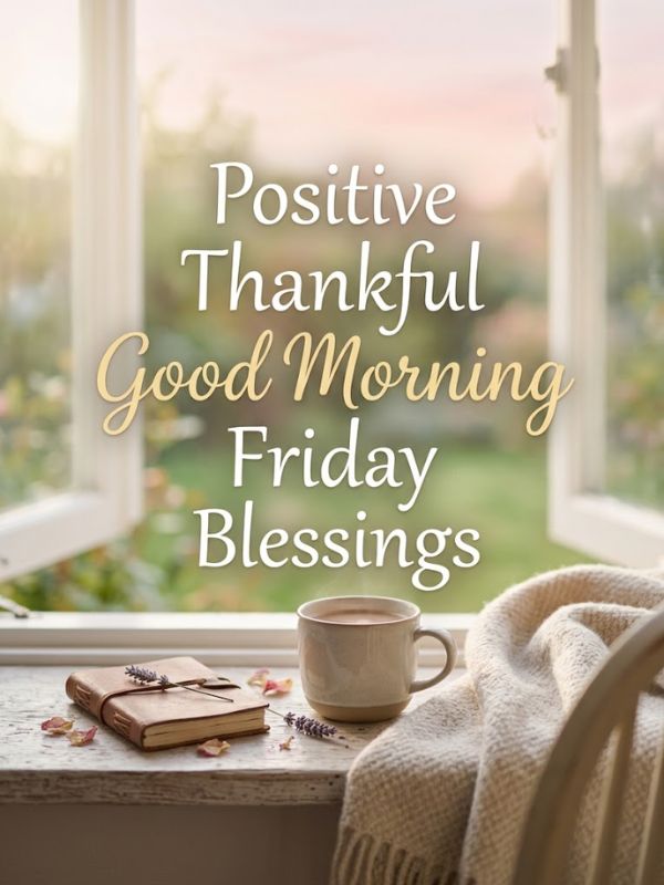 Positive Thankful Good Morning Friday Blessings