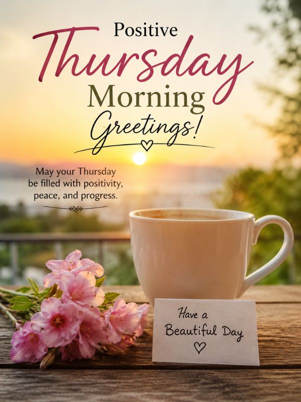 Positive Thursday Morning Greetings