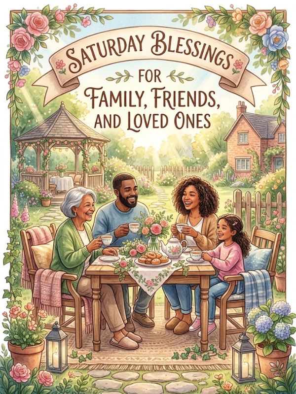 Saturday Blessings for Family, Friends, and Loved Ones