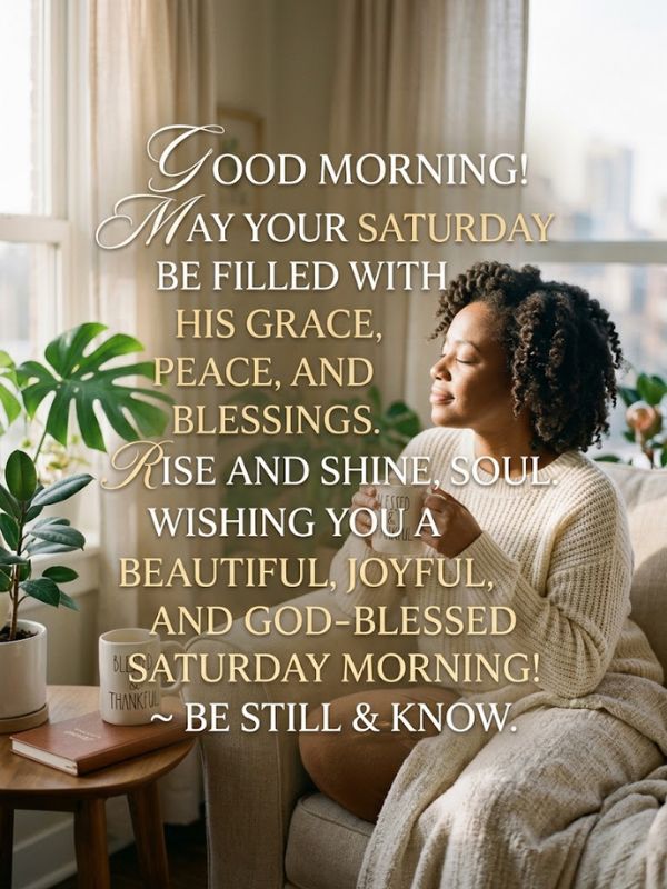 Short Spiritual African American Saturday Morning Blessings Quotes