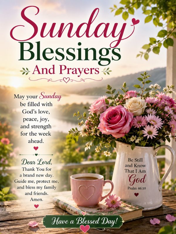 Sunday Blessings And Prayers