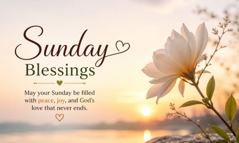 Sunday blessings
