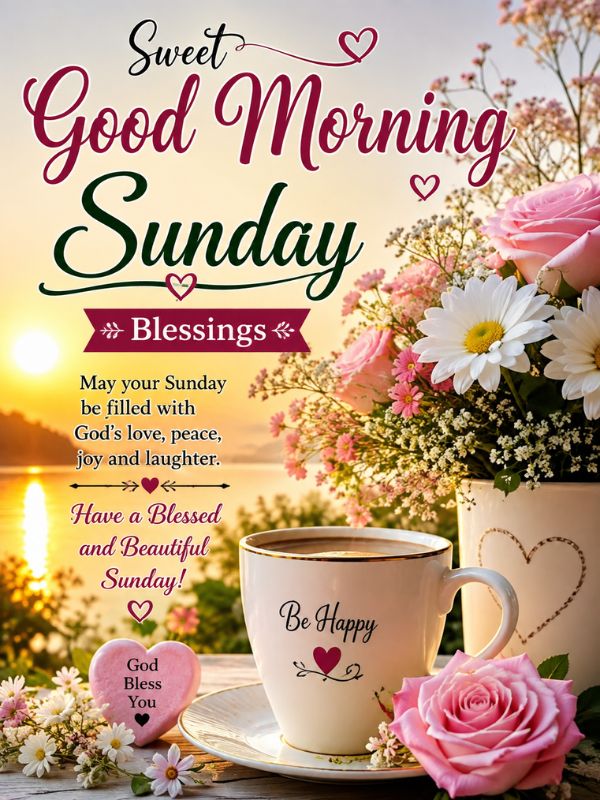 Sweet Good Morning Sunday Blessings