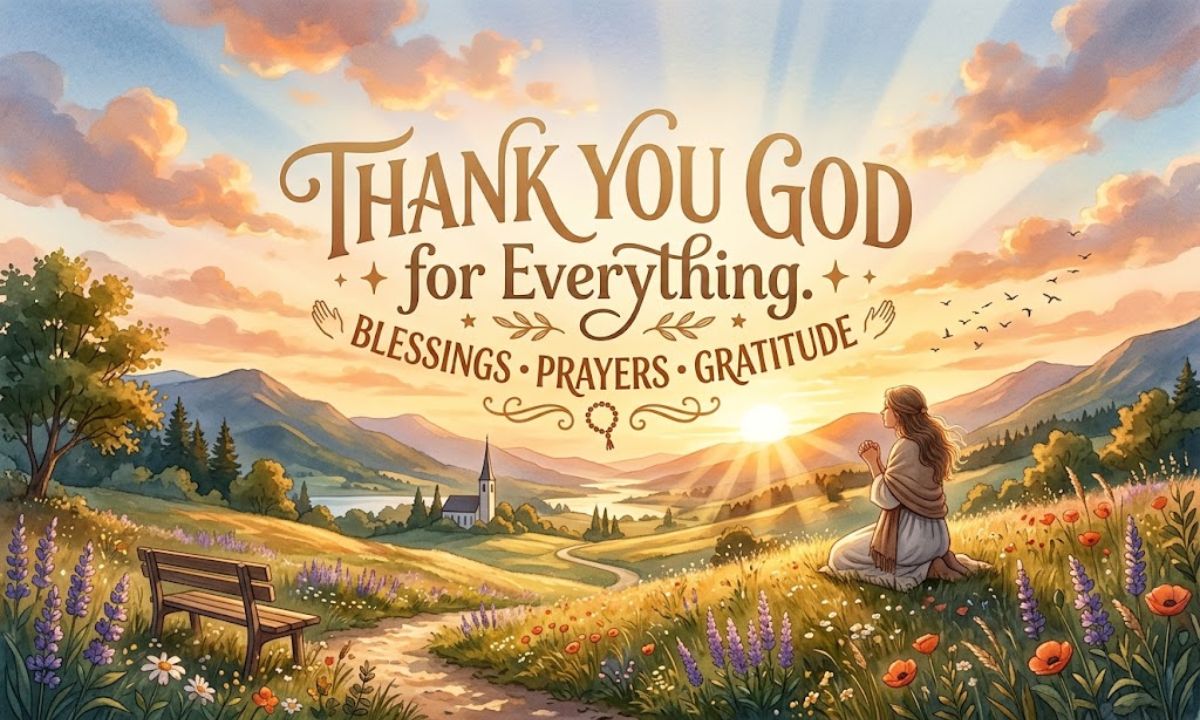 Thank You God for Everything Blessings, Prayers & Gratitude