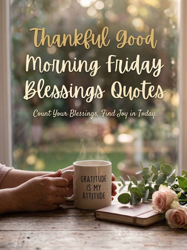 Thankful Good Morning Friday Blessings Quotes