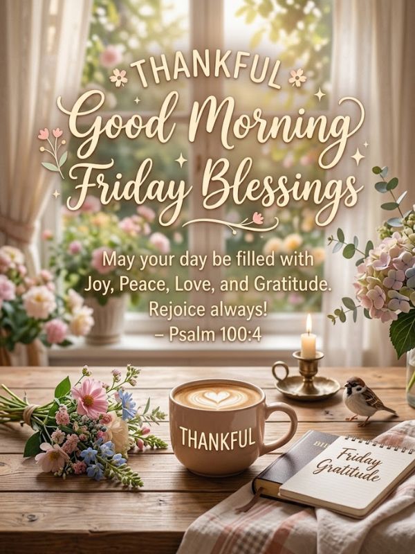 Thankful Good Morning Friday Blessings