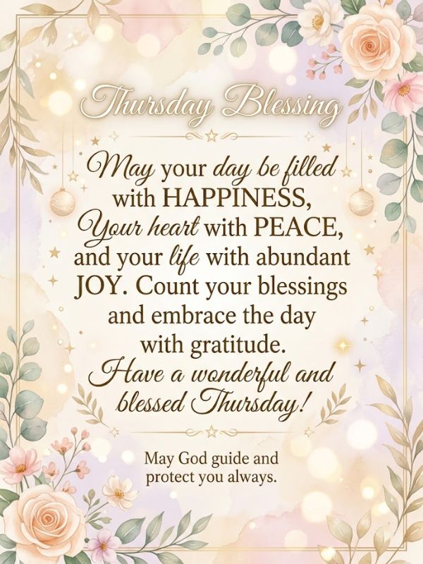 Thursday Blessing Quotes