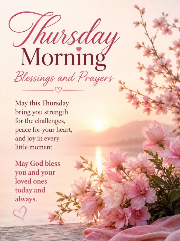 Thursday Morning Blessings and Prayers