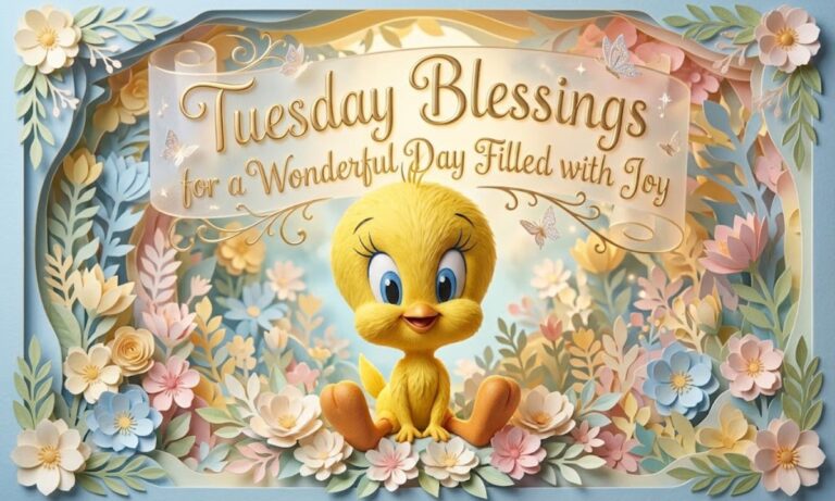 Tuesday Blessings for a Wonderful Day Filled with Joy