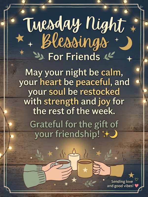 Tuesday Night Blessings For Friends