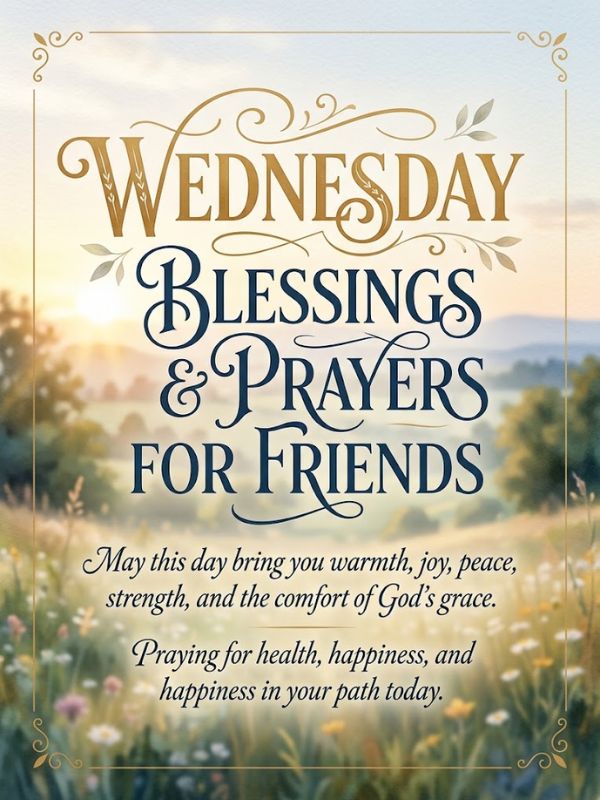 Wednesday Blessings and Prayers for Friends
